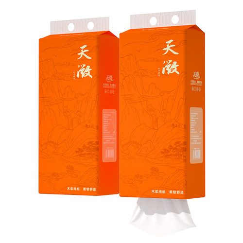 1500张大提悬挂纸巾餐巾纸面巾纸实惠装擦手纸整箱纸抽纸巾批发纸 - 图3