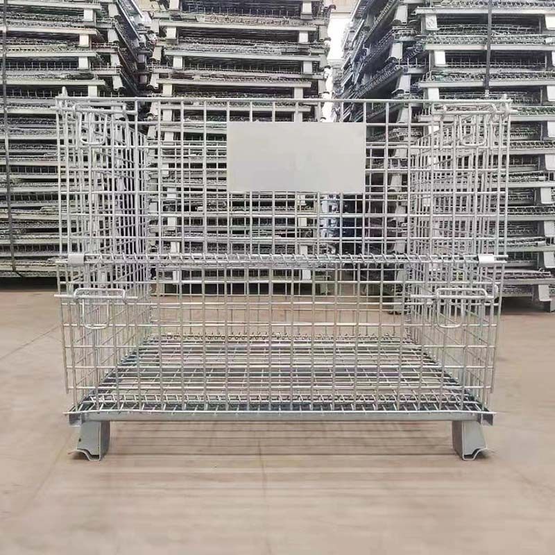【双久】厂家直供折叠式仓储笼物流仓库搬运折叠铁框带轮移动储物,淘宝优惠券,粉丝福利购,淘宝优惠卷