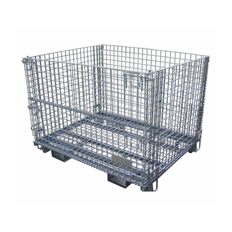 【双久】厂家直供折叠式仓储笼物流仓库搬运折叠铁框带轮移动储物,淘宝优惠券,粉丝福利购,淘宝优惠卷