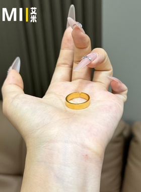 古法平安无事开口戒指