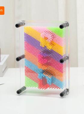 3d立体百变针画三维针雕手模印手印魔术儿童创意礼物益智解压玩具