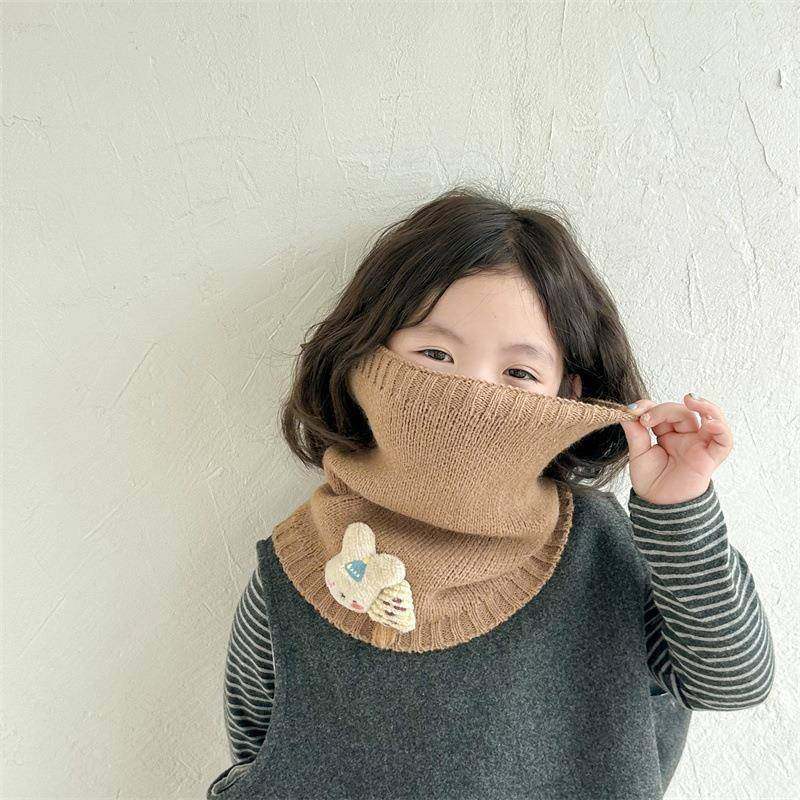 儿童围脖护颈防风保暖韩版围巾秋冬季男女童防寒可爱卡通加厚脖套,淘宝优惠券,粉丝福利购,淘宝优惠卷