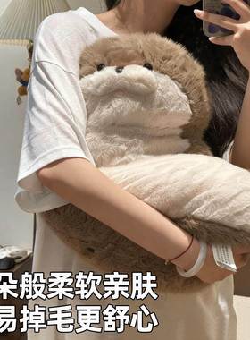 情人节抱枕超软海豹玩偶公仔大号睡觉抱枕毛绒玩具娃娃女生生日新