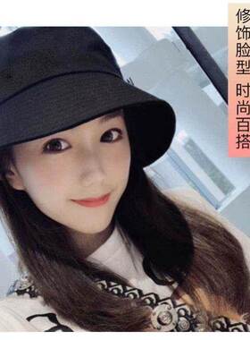 连连帽子假发一体女夏天短发2025爆夏季化疗光头戴新款头发后女士