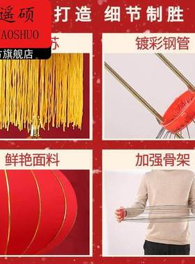 灯笼新款2026年2026新款大红灯笼一对大门口阳台中国风宫灯过新年