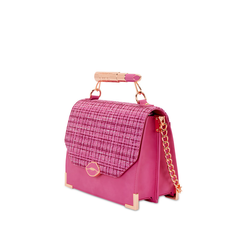 Loungefly贱女孩Mean Girls正版周边粉色口红手提包单肩斜挎包女,淘宝优惠券,粉丝福利购,淘宝优惠卷