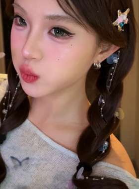 星沫垂梦海星贝壳流苏发夹