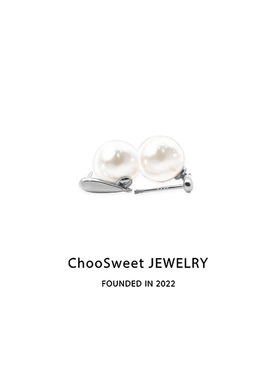 「光面珠」ChooSweet 珍珠耳环女纯银耳饰高级感轻奢度假风耳坠