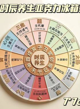 24节气十二时辰亚克力冰箱贴