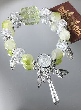 夏季新中式蝴蝶手链女小众甜美