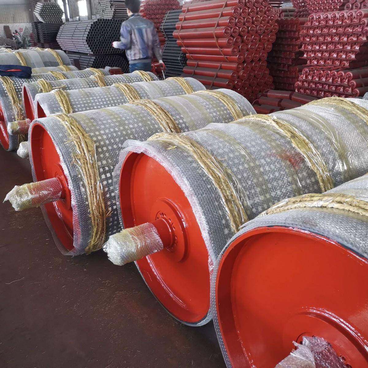 陶瓷包胶滚筒定制人字型包胶滚筒鼓型防跑偏滚筒传动滚筒,淘宝优惠券,粉丝福利购,淘宝优惠卷