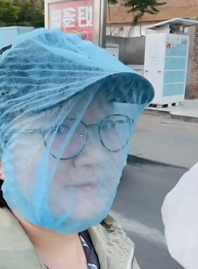一次性防尘罩防柳絮防飞虫脸罩