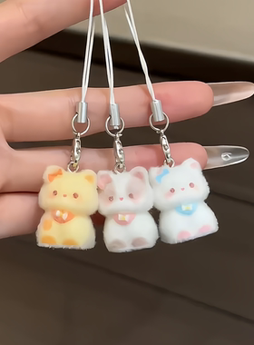 可爱猫咪挂件小玩偶毛绒树脂小猫
