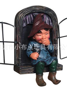 花园侏儒摆件小矮人树脂工艺品花园摆件雕像装饰户外工艺品摆件