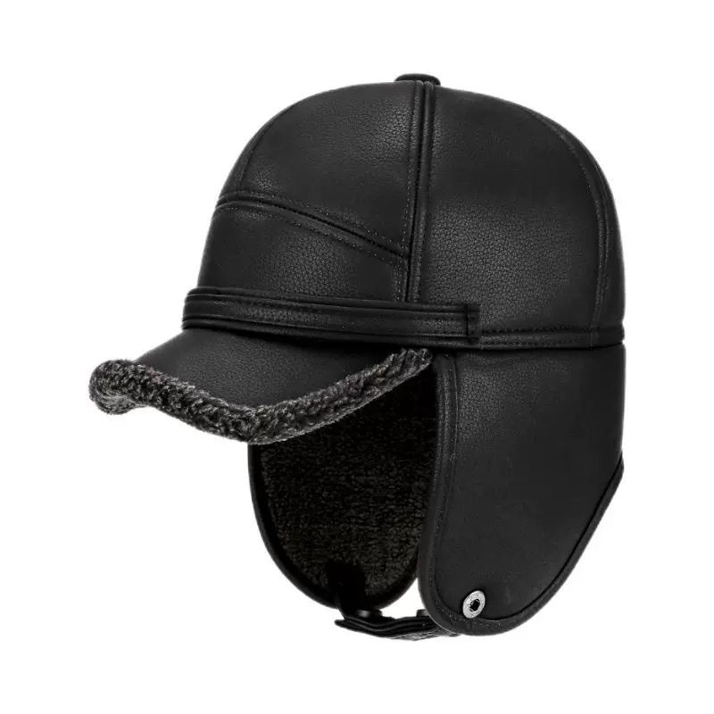 中老年人爸爸帽子冬季男士老头鸭舌帽爷爷加绒加厚保暖护耳雷锋,淘宝优惠券,粉丝福利购,淘宝优惠卷