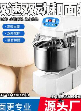 商用和面机食品面点全自动双速双动打面机 大型不锈钢面包房设备