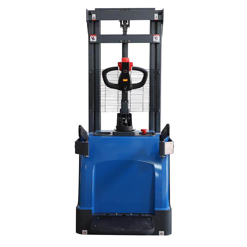 科力厂家1.5吨踏板式电动搬运车液压全电动叉车电动堆高车 - 图1