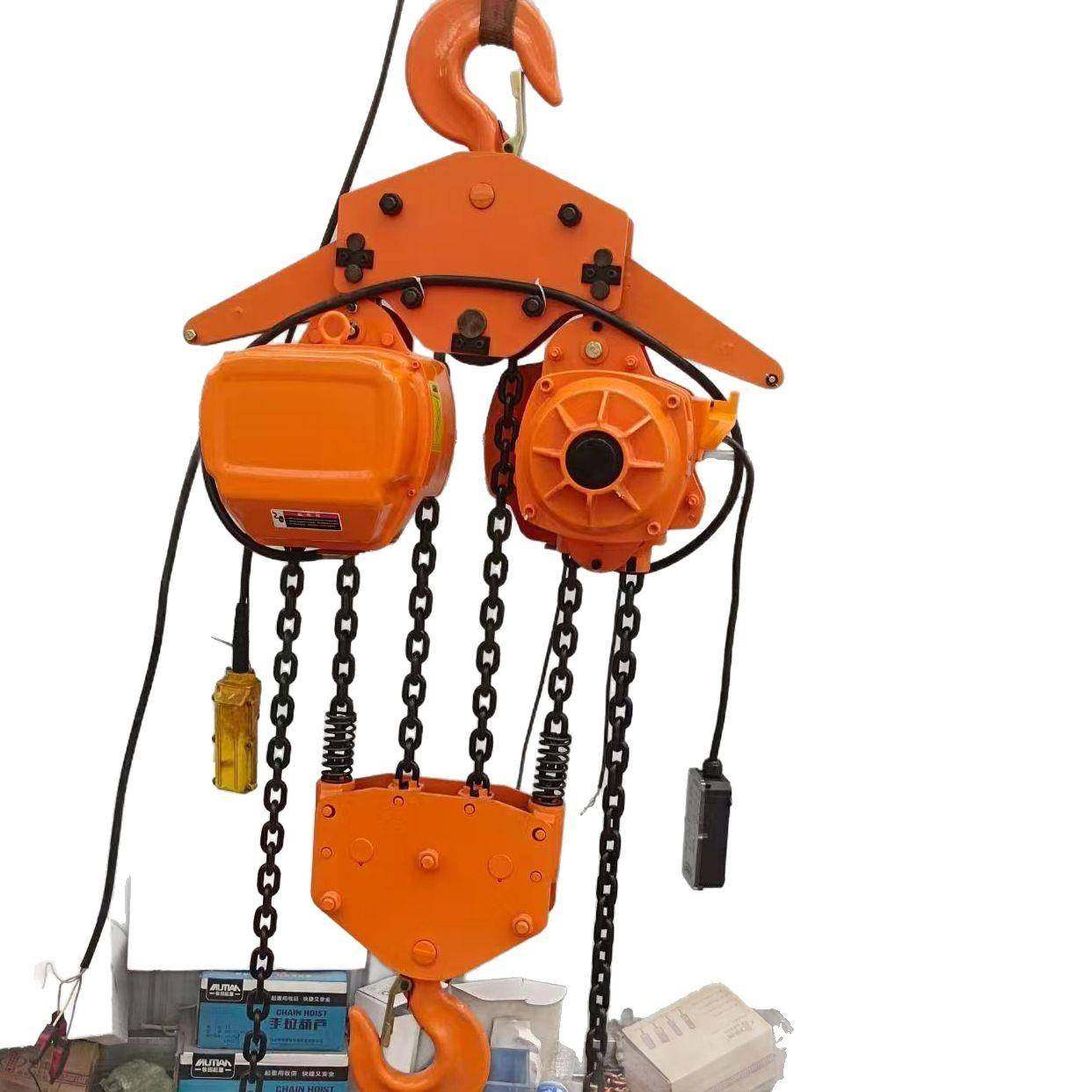 鬼头环链电动葫芦80V吊链式摇控防爆吊机0.5T1T2TT5吨链条行车 - 图3