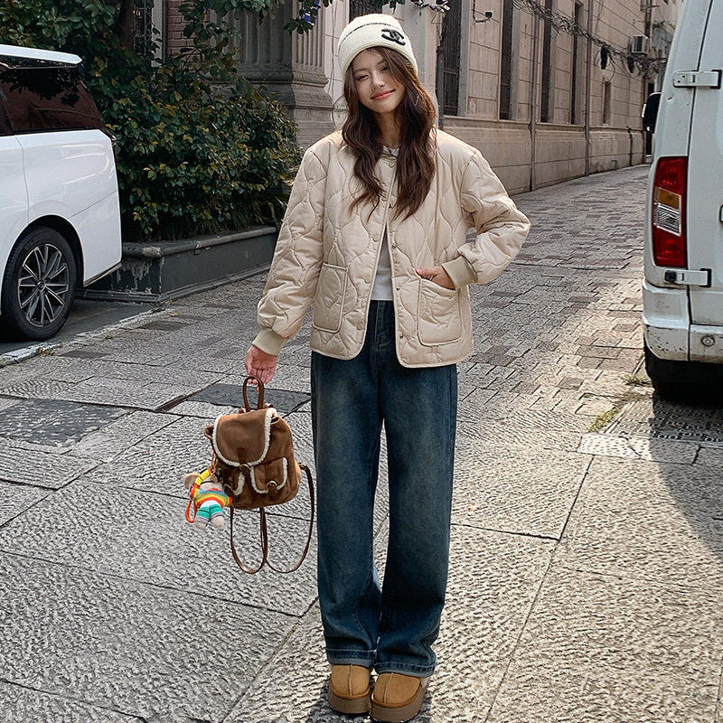 2025新款泡芙棉服外套女冬季中长款韩系保暖棉袄小个子棉衣L,淘宝优惠券,粉丝福利购,淘宝优惠卷