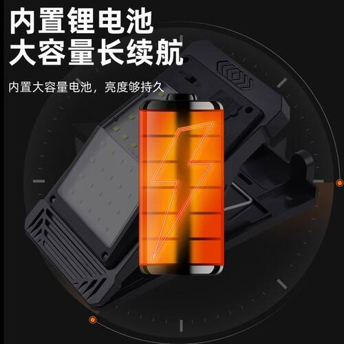 太阳能户外灯庭院灯围栏夹子灯家用防水壁灯人体感应超亮照明路灯 - 图1