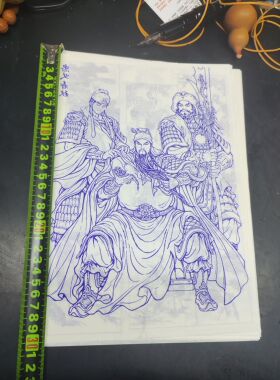 葫芦玉竹转印稿黑神话悟空十二生肖，带5毫升转印油，辅助起稿