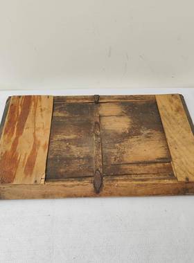 民俗老物件古董怀旧收藏农村老旧托盘传菜盘子实木茶盘道具摆件