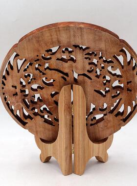 天然香樟木小托架 桌面摆设实木板画底座支架小摆件工艺礼品包邮