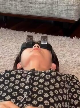 懒人躺玩高清玻璃折射眼镜