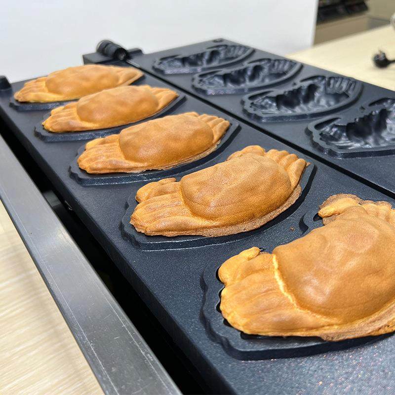 商用机械螃蟹华夫机不粘锅受热均匀螃蟹烤饼机特色小吃螃蟹烧机,淘宝优惠券,粉丝福利购,淘宝优惠卷