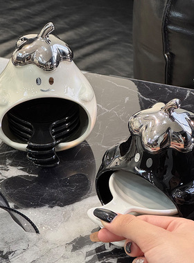 轻奢茄子蘸料碟家用调味碟盘子收纳碟子火锅调料碟酱油碟醋碟酱料