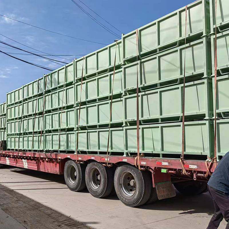 厂家金属周转箱重型金属镂空可调节仓储收纳箱式托盘折叠网箱 - 图0