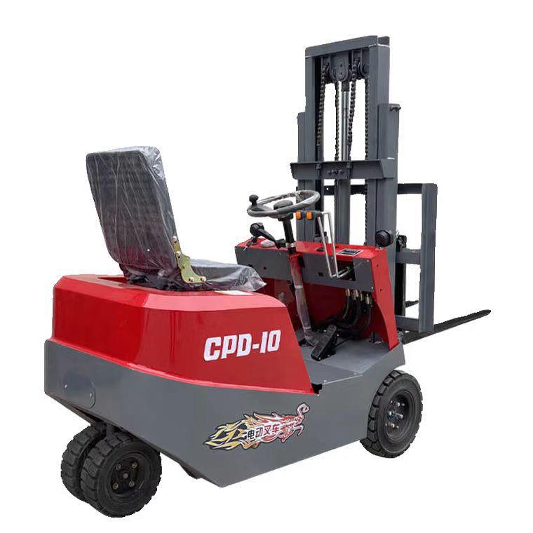 小型电动叉车座驾式三支点液压升降叉车仓储库房堆高装卸货物1吨2 - 图3