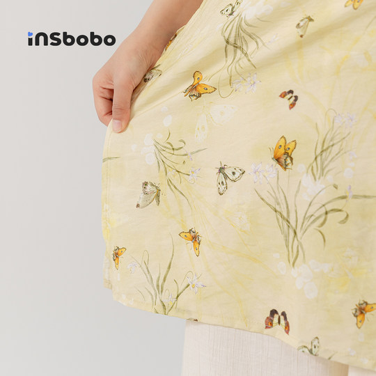 INSbobo童装汉服女童2025新款夏季唐装小女孩超时髦洋气儿童套装