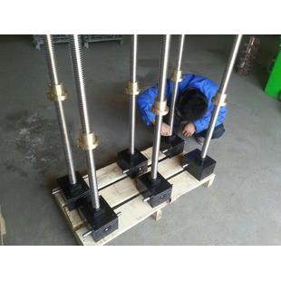 厂家供应传动电动手动方壳SJB滚珠螺旋丝杆升降机平台提供3D模型 - 图2