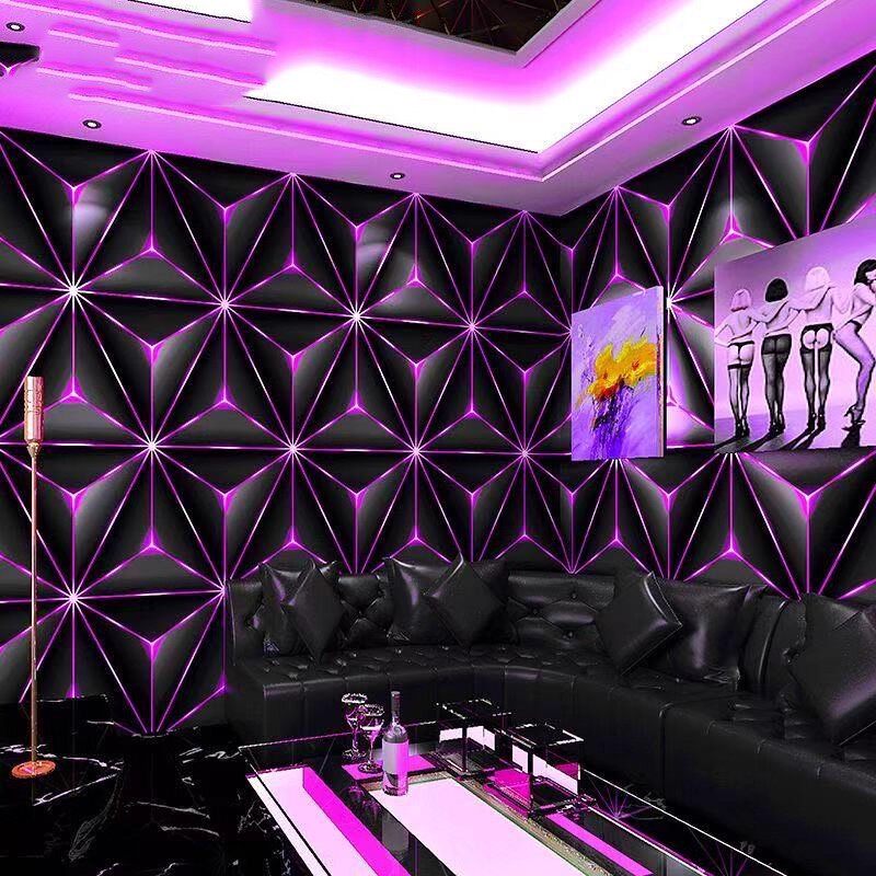 ktv酒吧背景墙纸歌厅闪光墙布3d立体反光亮光走廊舞厅装修墙壁纸,淘宝优惠券,粉丝福利购,淘宝优惠卷