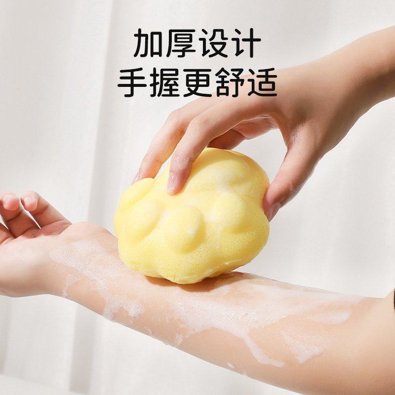 儿童洗澡海绵婴儿洗头刷宝宝搓澡魔芋扑扑棉新生儿搓泥沐浴球,淘宝优惠券,粉丝福利购,淘宝优惠卷