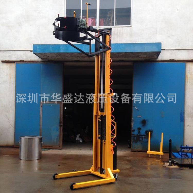 大圆桶电动油桶车半电动油桶堆高车电动油桶倒料车油桶装卸车 - 图2