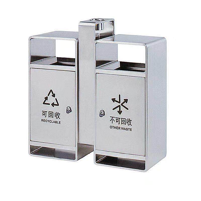 户外垃圾桶304201不锈钢分类果皮箱镀锌板小区公园垃圾箱,淘宝优惠券,粉丝福利购,淘宝优惠卷