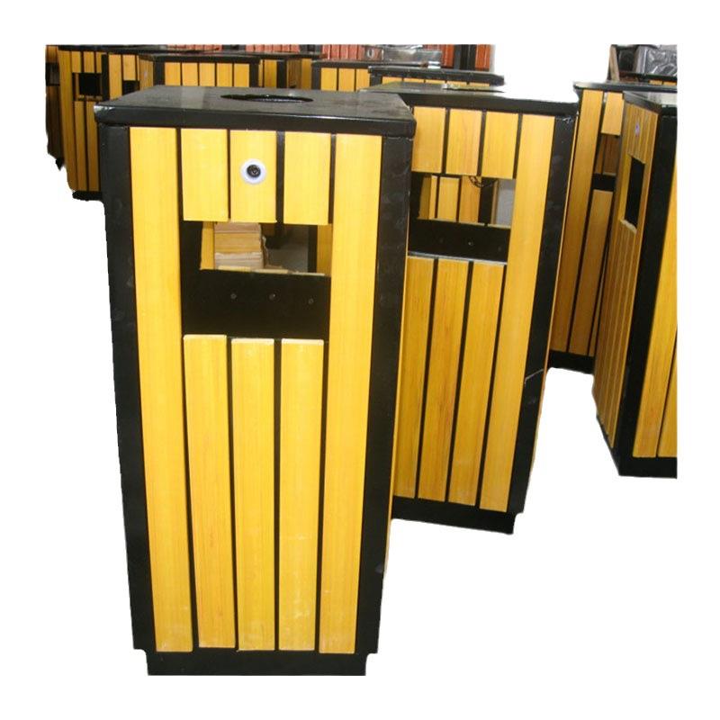 不会开裂的塑木垃圾桶厂家，质量上乘，经久内用，环保垃圾桶厂家 - 图3