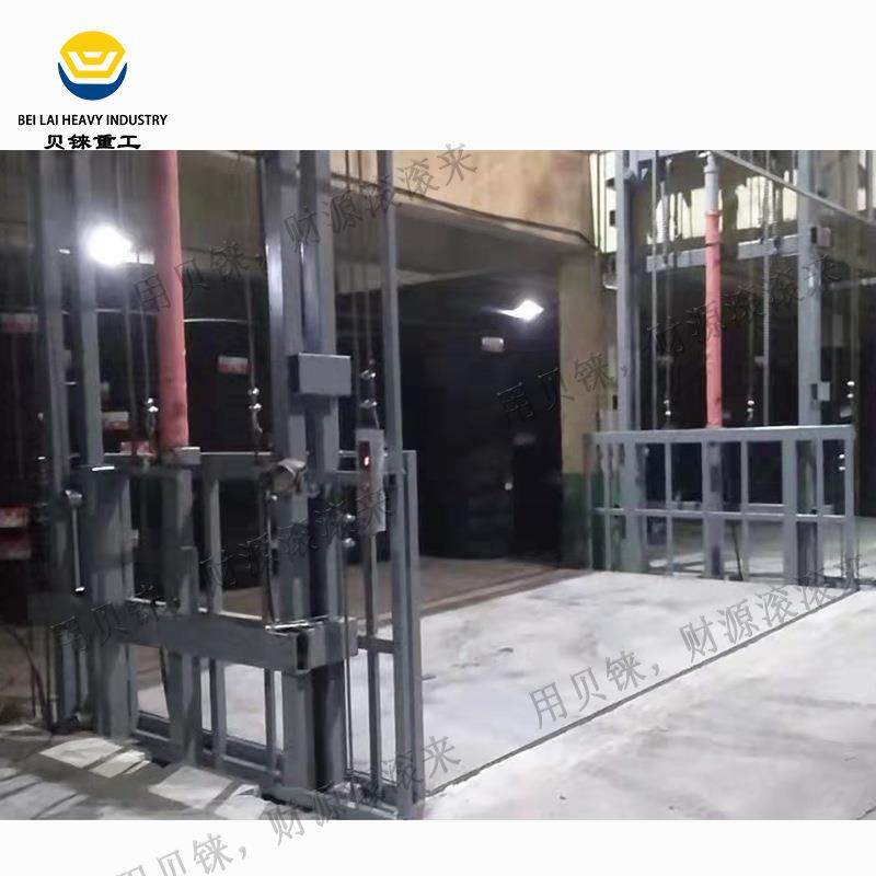 直顶式导轨式升降平台工厂直供吨5吨液压货梯简易导轨链条升降机,淘宝优惠券,粉丝福利购,淘宝优惠卷