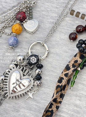 复古极繁风流苏多元素项链