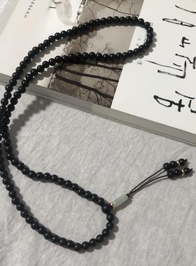 108颗和田玉提溜脖挂脖批发手链