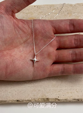四芒星项链韩系冷淡风简约高级感