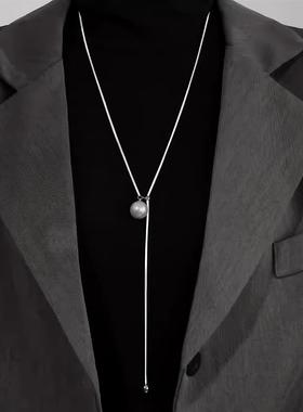 珍珠长款毛衣链2025新款爆款轻奢