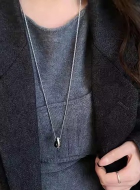 简约水滴项链韩系简约百搭高级感