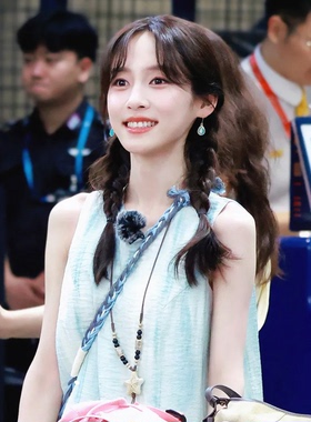 花儿与少年王可同款海星吊坠项链