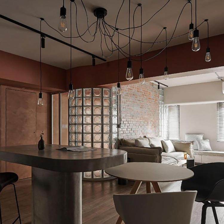 北欧简约卧室灯饰客厅餐厅家用照明灯泡螺口吊灯天女散花吊灯,淘宝优惠券,粉丝福利购,淘宝优惠卷