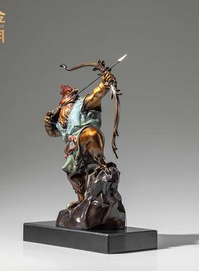 铜金岁月开工大吉公鸡铜工艺品公司店铺开业大吉大利公鸡铜器礼品