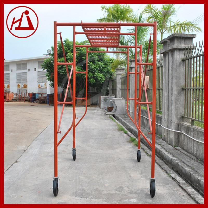 多功能建筑喷涂镀锌门式架新型移动脚手架生产厂家 - 图0