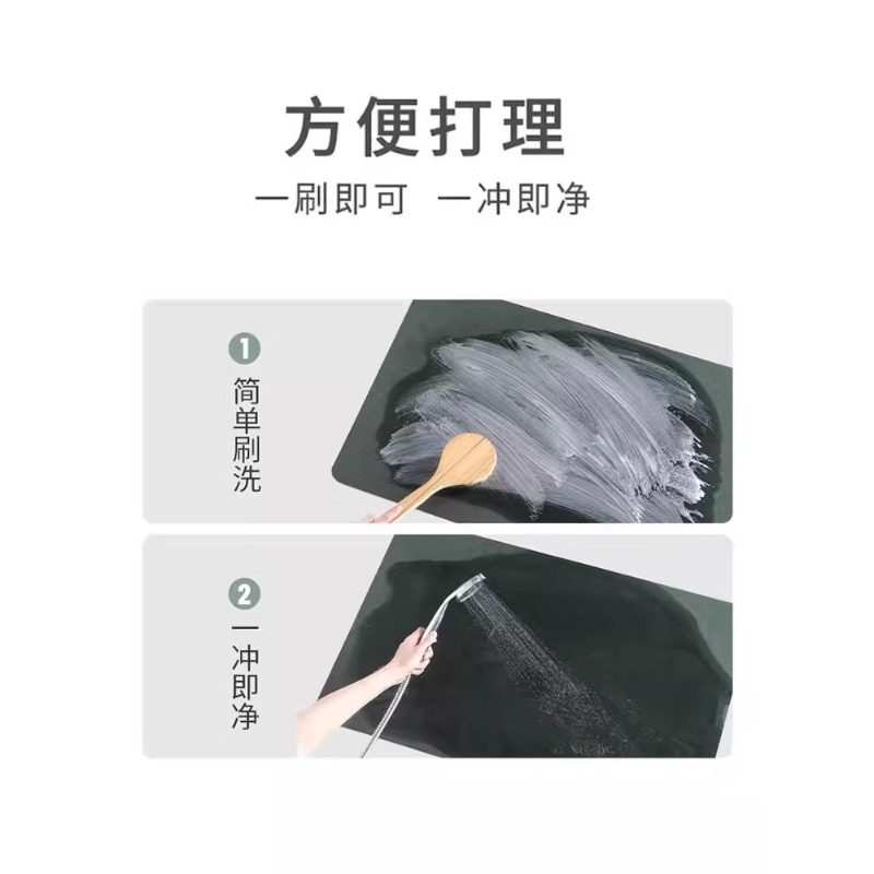 防滑防油地垫吸水垫硅藻泥厨房门口耐脏脚垫防水家用免洗可擦地毯,淘宝优惠券,粉丝福利购,淘宝优惠卷